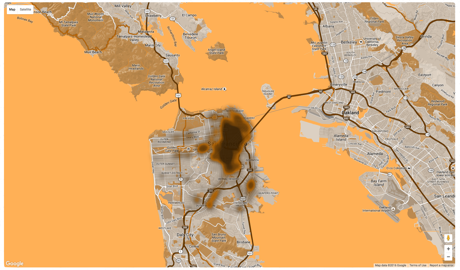 screenshot of old human wasteland map